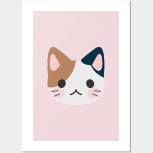 Shaped Like a Friend: Calico Cat Posters and Art